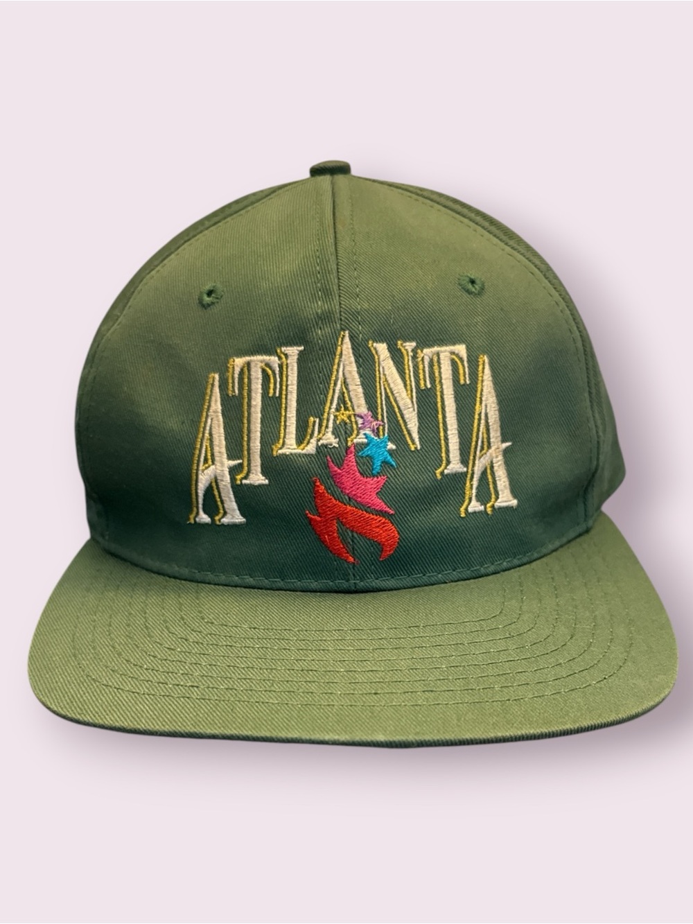 Vintage 1996 Logo 7 Atlanta Summer Olympics SnapBack Hat 1990's